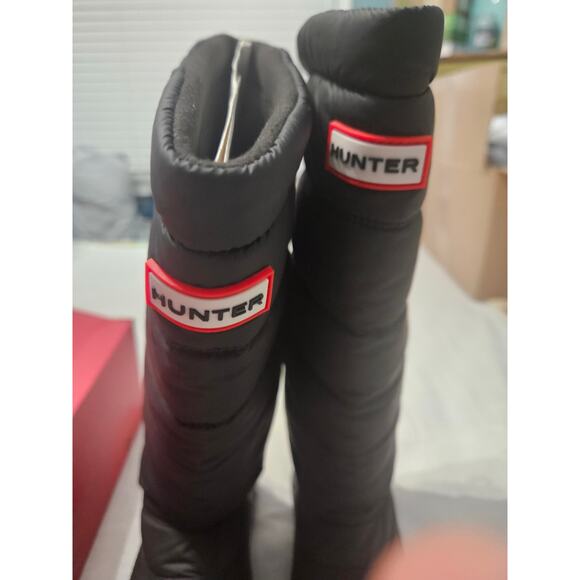 Hunter Womens Intrepid Black Snow Boots Size 6 - Picture 2 of 13